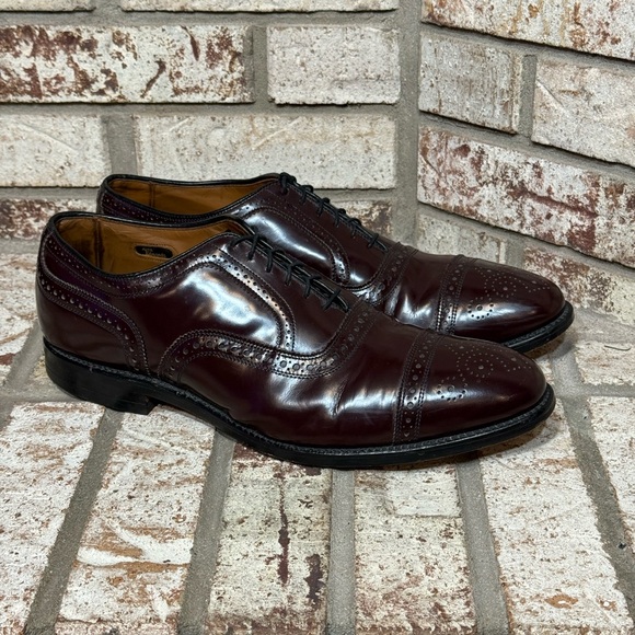 🎉 HOST PICK Allen Edmonds Strand Cap-toe Oxford Dress Shoe Combo Sole Size 11.5 - Picture 2 of 8